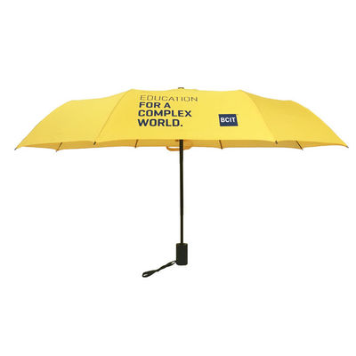 Faltender Regenschirm Rpet materielle offene nahe Logo-Selbst3