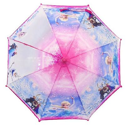 Disney, das POE druckt, scherzt kompakten Regenschirm mit J-Griff