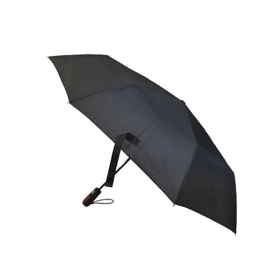 102cm erwachsene 190T Rohseide 3 faltender Regenschirm für Reise