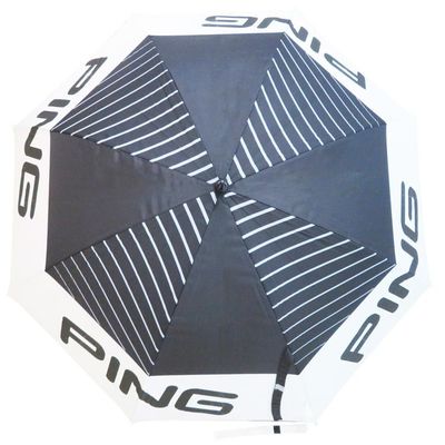 Zwei Schicht-Polyester-windundurchlässige Golf-Regenschirme 27 Zoll