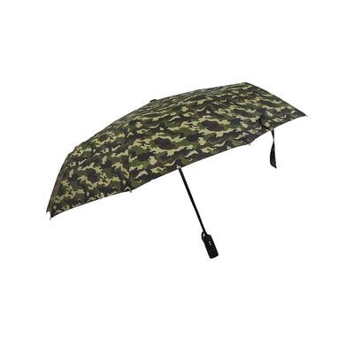 Digital Druck-21 Zoll-Rohseide-windundurchlässiger faltender Regenschirm für Damen