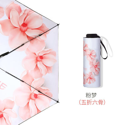 Regenschirm ultra heller Mini Capsule der Frucht-Druck-faltender Taschen-UVanti5
