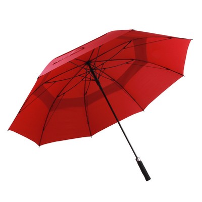 beständiges Fiberglas Logo Promotional Golf Umbrella des Wind-33inch