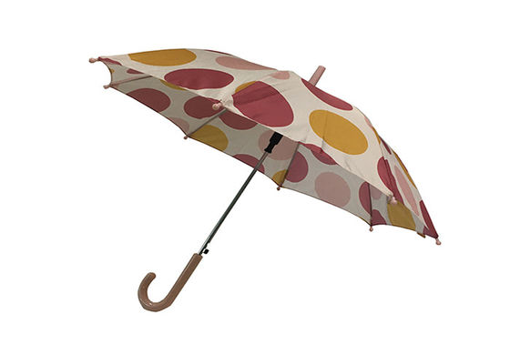 Automatischer offener Rohseide-Gewebe-Kindergrößen-Regenschirm des Durchmesser-73cm